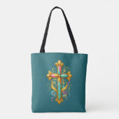 Geloof Kruis  Tote Bag (Achterkant)