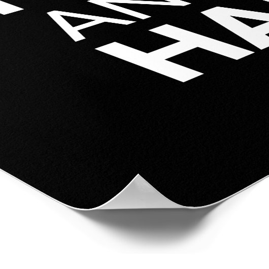 Geloof, laat het gebeuren - Gym, drukte, succes Poster (Hoek)