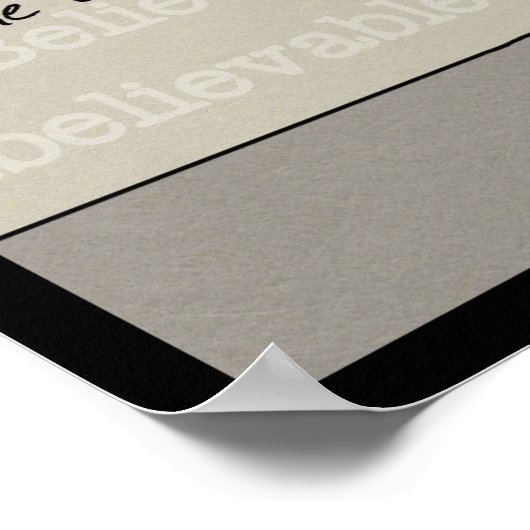 Geloof Ladder-kerstboom Poster (Hoek)