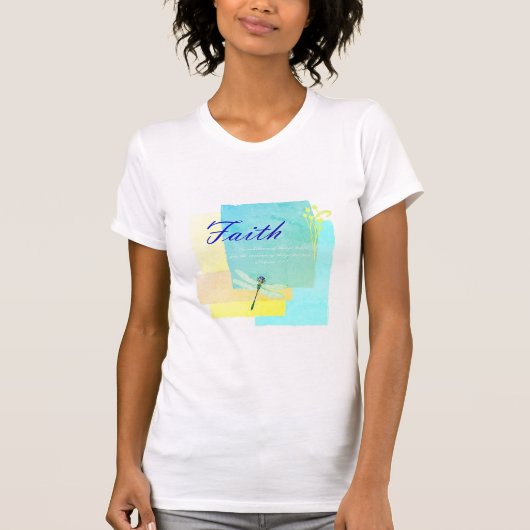Geloof libel t-shirt (Voorkant)