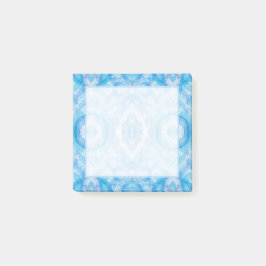 Geloof Licht Blauw Abstract Waterverf Kunst Post-it® Notes