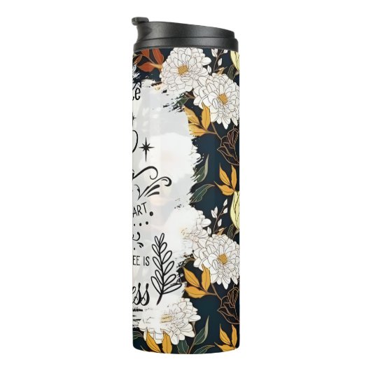 Geloof: Licht, hart, duisternis zien Thermosbeker (Geroteerd rechts)