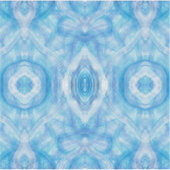 Geloof Lichtblauw Abstracte Aquarel Kunst Sticker (Voorkant)