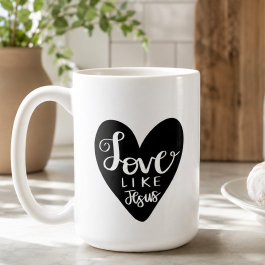 Geloof Liefde Als Jezus Mok