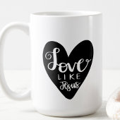 Geloof Liefde Als Jezus Mok