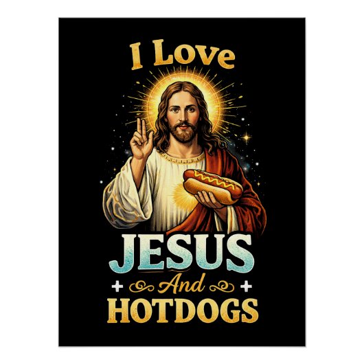 Geloof, Liefde, en Hotdogs Perfect Poster (Voorkant)