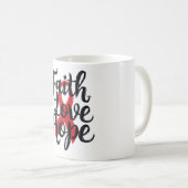 Geloof, Liefde, Hoop Koffiemok (Voorkant rechts)