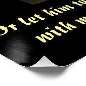 Geloof Liefde Kruis Gebed Christendom Vrede Lotsbe Poster (Hoek)