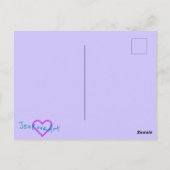 GELOOF LIEVERD FAERIES BRIEFKAART (Achterkant)