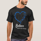 Geloof LISFRANC SCHADELIJKE BEWUSTMAKING, blauwe b T-shirt (Voorkant)