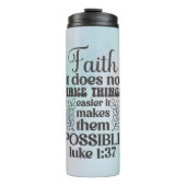 Geloof LUKAS 1:37 Thermosbeker (Voorkant)
