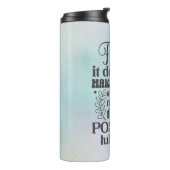 Geloof LUKAS 1:37 Thermosbeker (Gedraaid links)