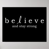 Geloof Lung Cancer Poster (Voorkant)