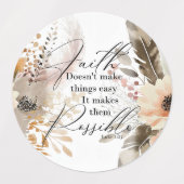 Geloof maakt dingen mogelijk Stickers (Design 1)