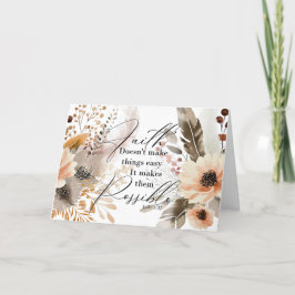 Geloof Maakt Dingen Mogelijk Wenskaarten Bedankkaart