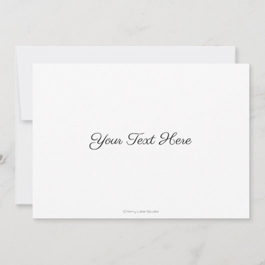 Geloof maakt dingen mogelijk Wenskaarten Bedankkaart (Achterkant)