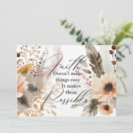 Geloof maakt dingen mogelijk Wenskaarten Bedankkaart