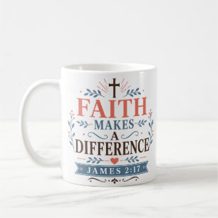 Geloof Maakt Een Verschil Christelijke Inspiratie Koffiemok