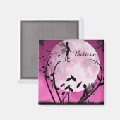 Geloof maan feeën magneet (Voorkant / Achterkant)