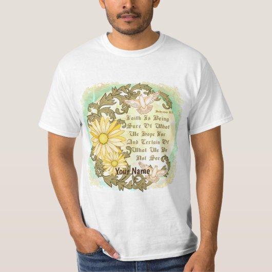 Geloof Madeliefje  T-shirt (Voorkant)