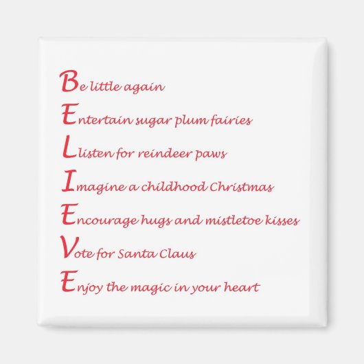 Geloof Magnet (Voorkant)