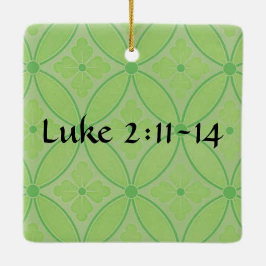 Geloof Magnolia Bloem Kerst Ornament (Achterkant)