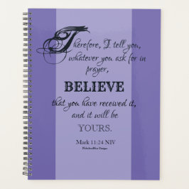 Geloof - Markus 11:24, 21,5 cm x 28 cm planner