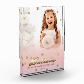 Geloof me. Aangepast kerstcadeaufotoblok Fotoblokken (Links)