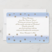 Geloof me. Aangepaste Kaart met kerstflat voor fot (Achterkant)