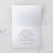 Geloof me. Aangepaste kerstfoto Feestdagen Kaart (Binnen)