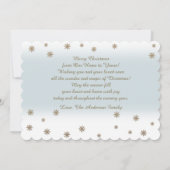 Geloof me. Aangepaste kerstfoto's Feestdagenkaart (Achterkant)