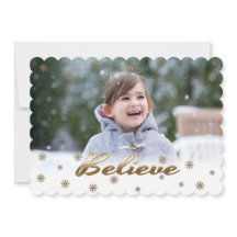 Geloof me. Aangepaste kerstfoto's