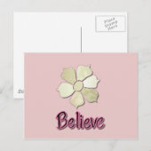 Geloof me! briefkaart (Voorkant / Achterkant)