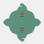 Geloof me. Cute bigfoot Bedankdoosjes (Uitgevouwen)