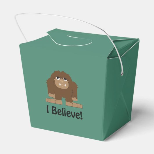 Geloof me. Cute bigfoot Bedankdoosjes (Achterkant)