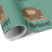 Geloof me. Cute bigfoot Cadeaupapier (Rol Hoek)
