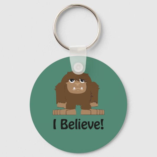 Geloof me. Cute bigfoot Sleutelhanger (Voorkant)