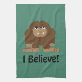 Geloof me. Cute bigfoot Theedoek