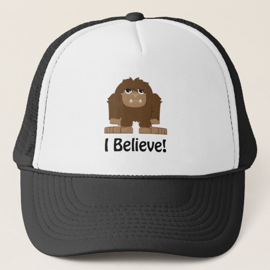 Geloof me. Cute bigfoot Trucker Pet (Voorkant)