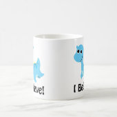 Geloof me. Cute Blue Nessie Koffiemok (Center)