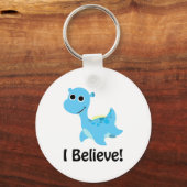 Geloof me. Cute Blue Nessie Sleutelhanger (Voorkant)