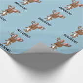 Geloof me! Cute Jackalope Cadeaupapier (Hoek)