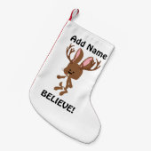 Geloof me! Cute Jackalope Kleine Kerstsok (Voorkant (Hangend))