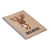 Geloof me! Cute Jackalope Notitieboek (Rechterzijde)