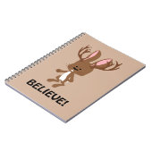 Geloof me! Cute Jackalope Notitieboek (Linkerzijde)