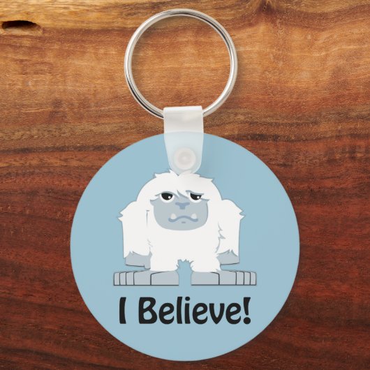 Geloof me. Cute Yeti Sleutelhanger (Voorkant)