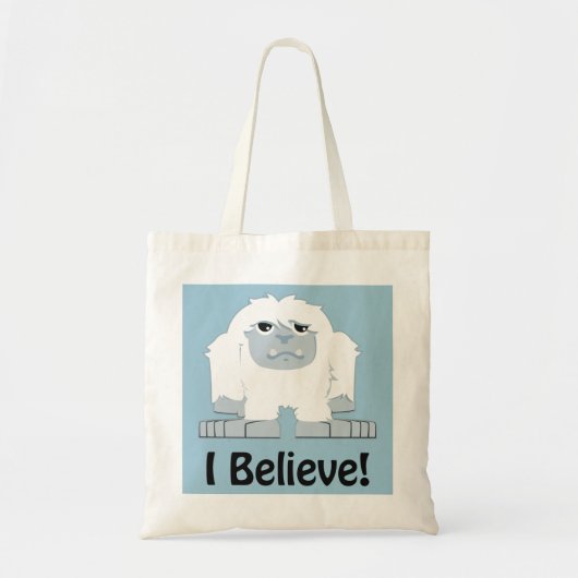 Geloof me. Cute Yeti Tote Bag (Voorkant)