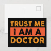 Geloof me dat ik dokter ben briefkaart (Voorkant / Achterkant)