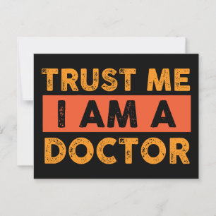 Geloof me dat ik dokter ben briefkaart