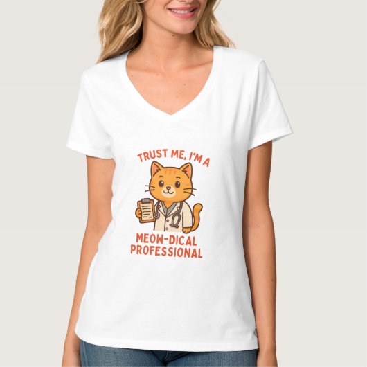 Geloof me dat ik dokter ben t-shirt (Voorkant)